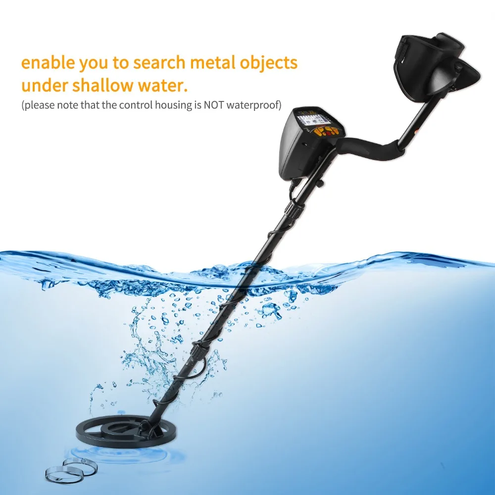 High Sensitivity Metal Detector MD-3028 Gold Detector Pinpoint Waterproof Search Coil Ferrous and Non-Ferrous Distinguish