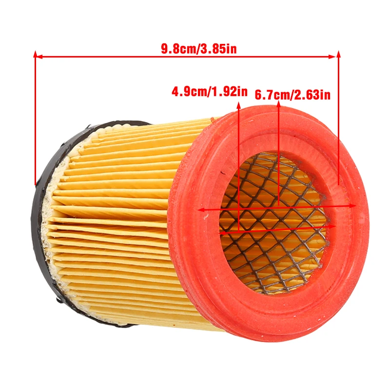 Beach Bike Kart Air Filter Shock Resistant Big Bull 200cc Beach Bike Air Filter Paper Filter Cartridge Air Filter Hose