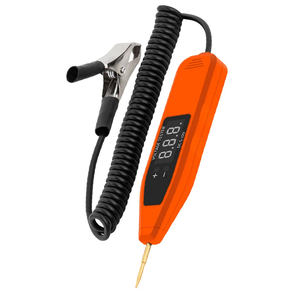 

Car Fuse Tester 12 Volt Voltage Pen Electric Digital Display Light with Electrical System Tools Abs