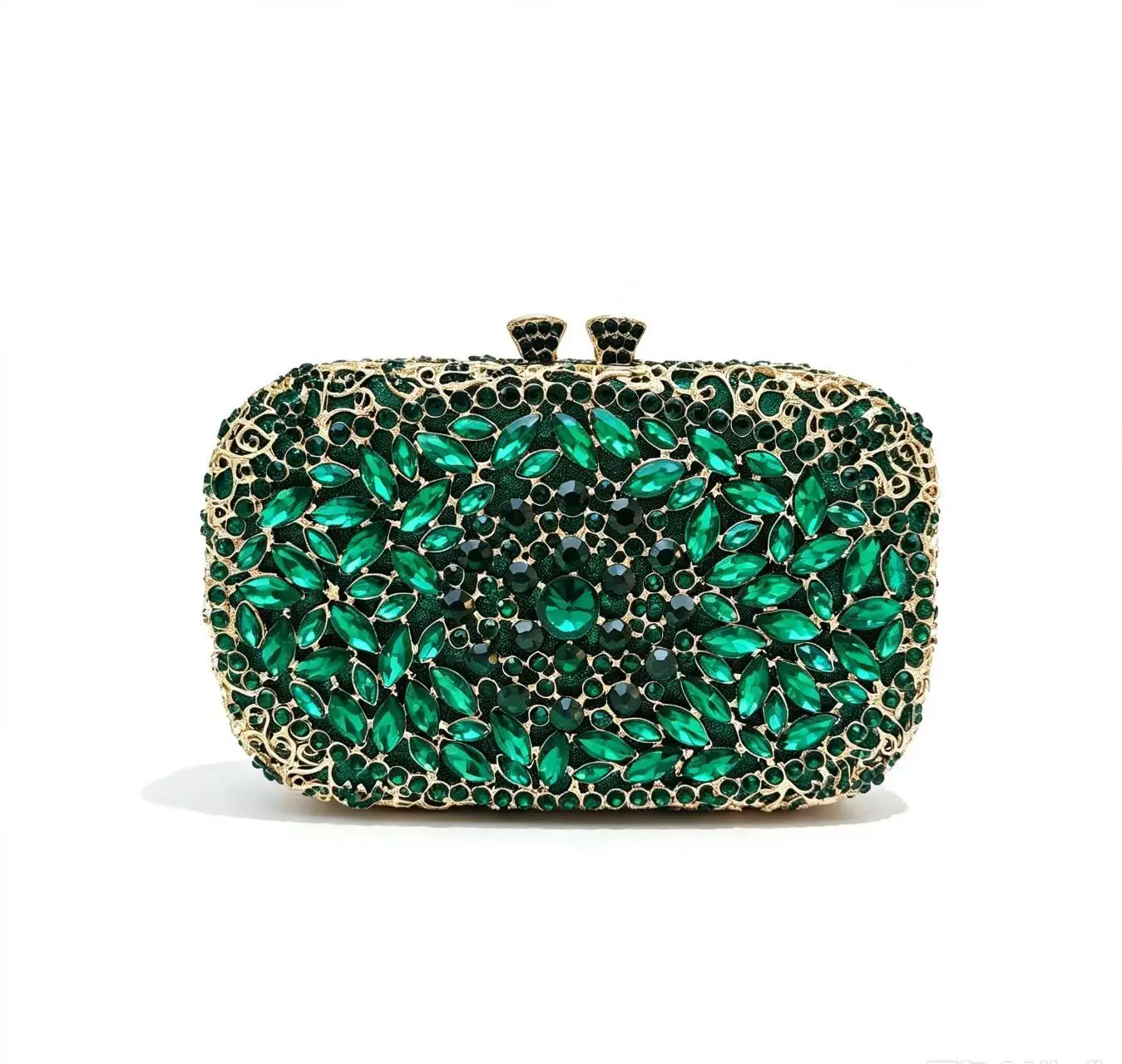 High-end new dinner bag, rhinestone-encrusted diamond clutch bag, women's bag with cheongsam, small banquet