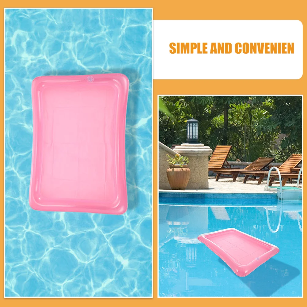 2個のインフレータブルフローティングドリンクホルダー、プールパーティー用品、ドリンク、ビール、フルーツの冷却に大容量、スイミングプール用