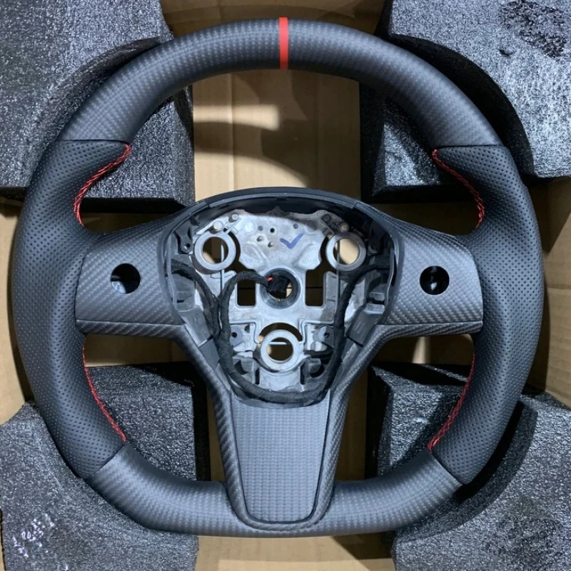 Heated Leather Customizable Wrap  Conversion Kit & Enhanced Controls for 2023-2024  Model Steering Wheel