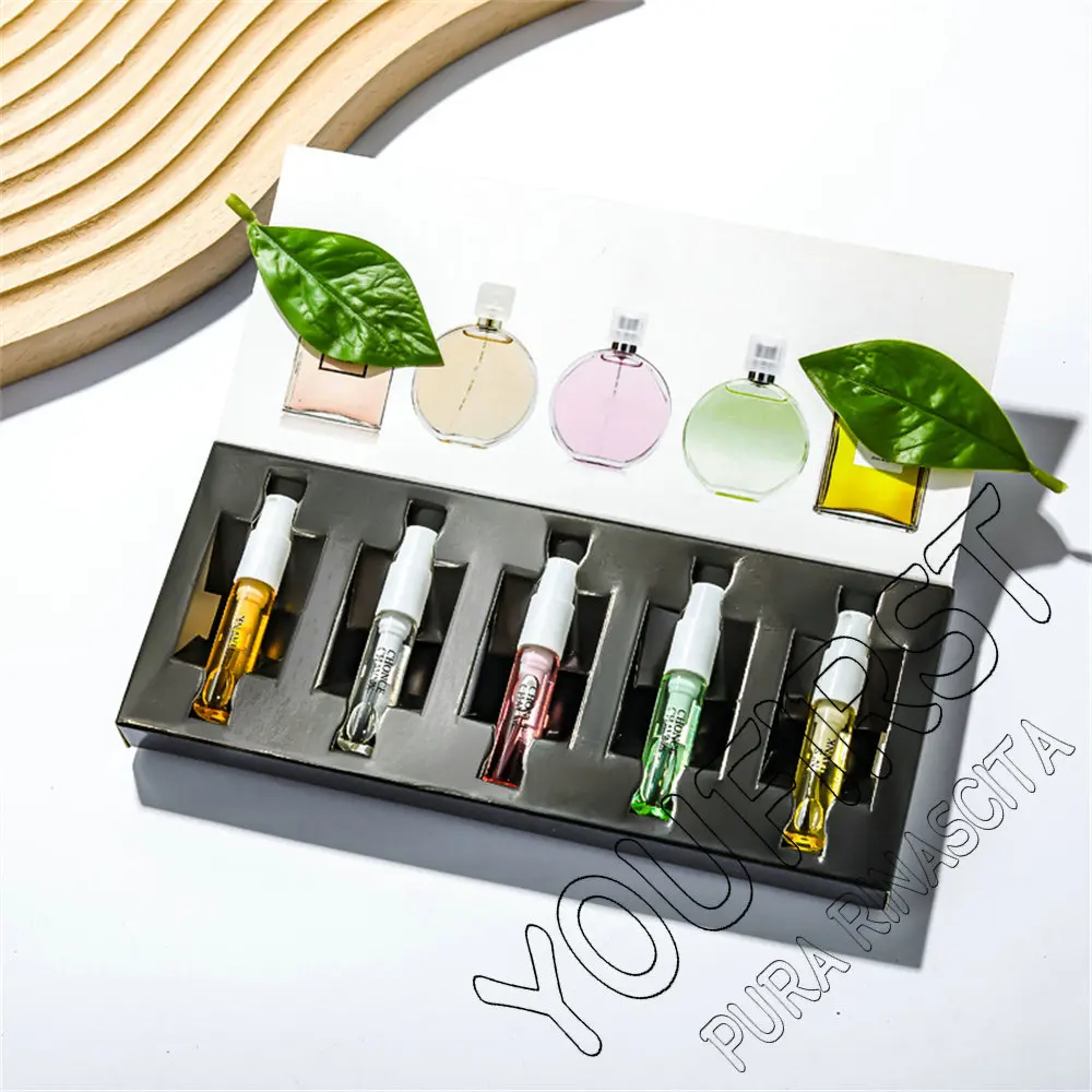 Mini Perfume Women 15ml Gift Box 5pcs Set Plant Floral Scent Perfumes De Mujer Originales Cologne Lasting Fragrance Parfüm Damen