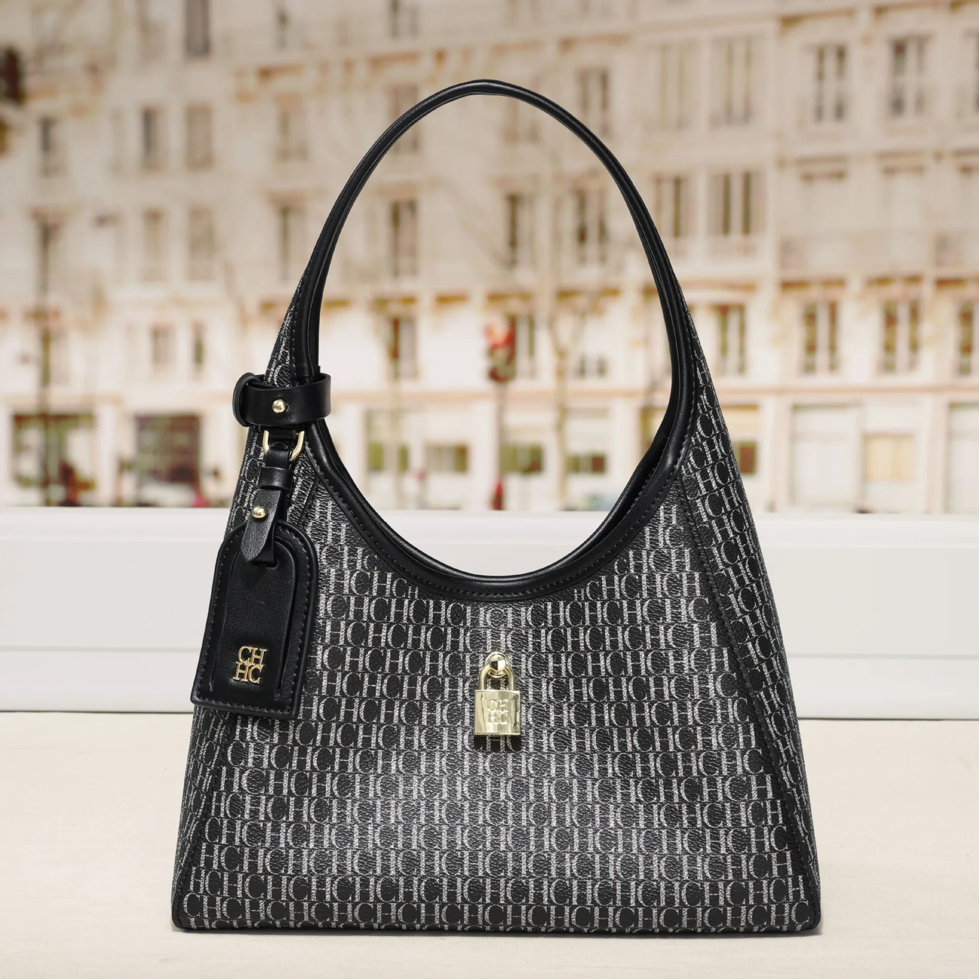 

CILMI HARVIL Designer Niche Handbag for Women Versatile Crossbody Shoulder Bag Fashion Print Crescent Bag