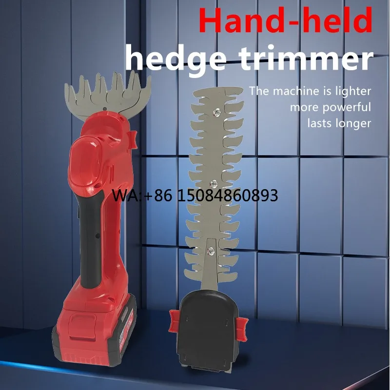 Electric hydraulic Hedge Trimmer, telescopic high reach cutter for municipal greening and high altitude shrub trimming