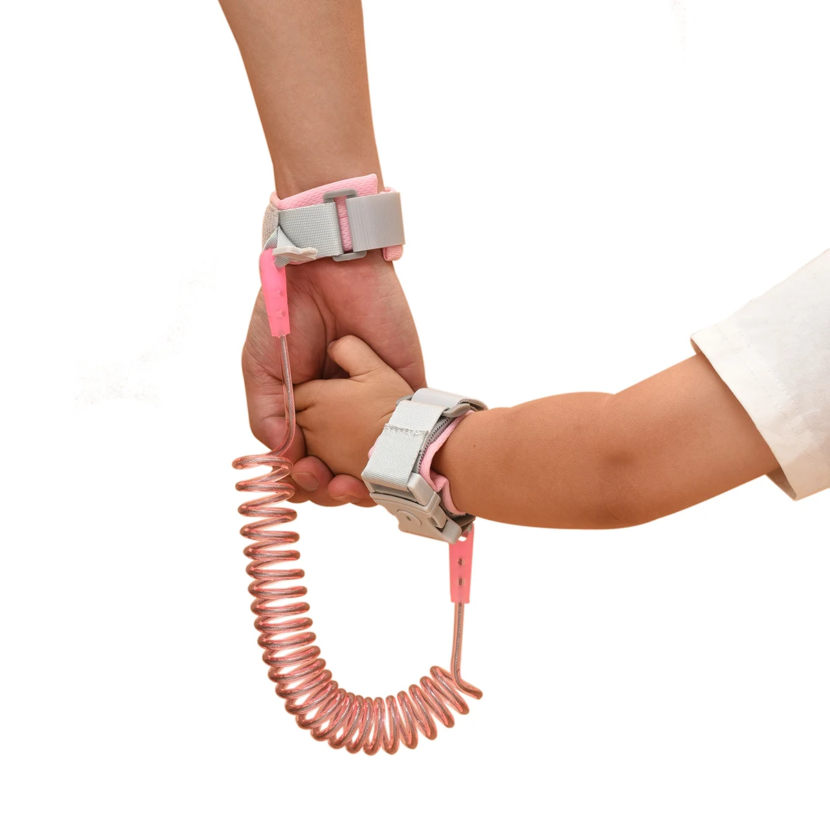 Key Lock Infants and Young Children Outdoor Walking Baby Anti-Walking Miss Ring 2 Meters Traction Rope Spring Rope