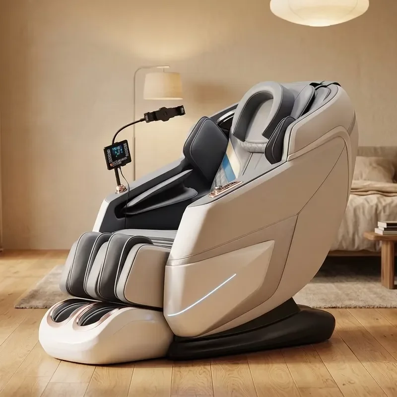 for Luxury Fixed Point Full Body  Gravity Massage Chair Portable Foldable with Foot Massage Music Function Smart Body