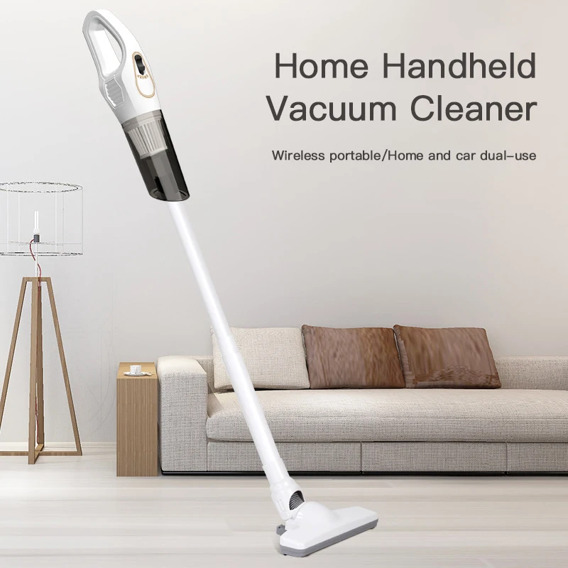 120W Handheld Vacuum Cordless Handheld Multifunction Chargeable Smart Car Vacuum Cleaner with Floor Brush