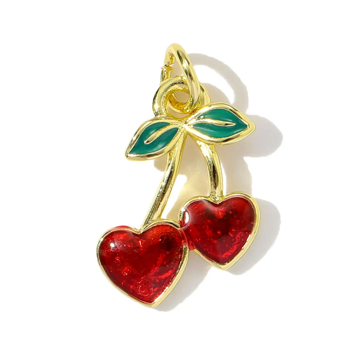 3pcs/Lot Wholesale Copper Enamel Chilli Sunflower Diy Earring Charms Women Shell Starfish Camera Necklace Pendants Cherry Jewelr - view 5