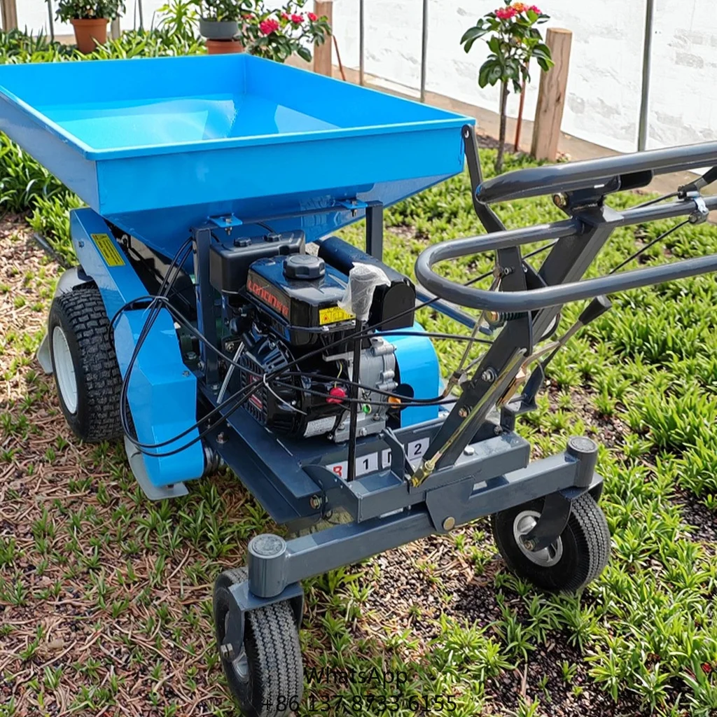 Orchard Fertilizer Large-scale Rotating Spreader Self-propelled Compost Spreader Double Disc Lawn Spreader