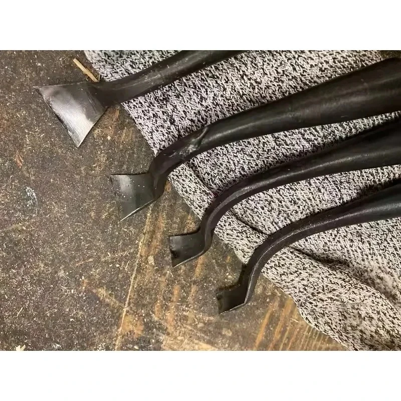 90 °   الكوع دائم إزميل مستدير سكين أدوات يدوية النجارة الجذر نحت النحت إزميل اليد مزورة نحت سكين النجارة