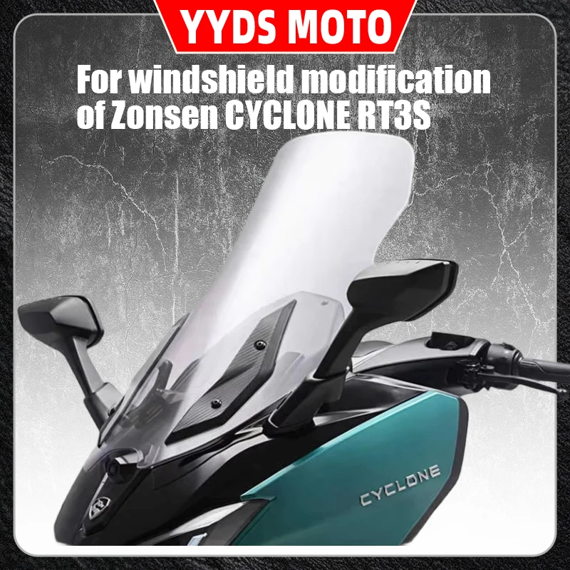 For Zonsen CYCLONE RT3S windshield modification, front windshield chest protector accessories, chest protector, fro