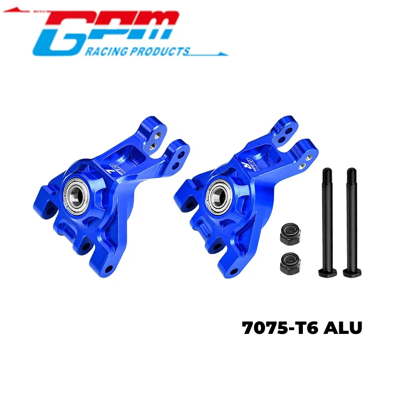 GPM TJ022 7075 ALLOY REAR STUB AXLE CARRIERS WITH OVERSIZE BEARING FOR TRAXXAS 1/8 JATO 4X4 VXL / 1/10 BIGFOOT 4X4 / FORD F-150
