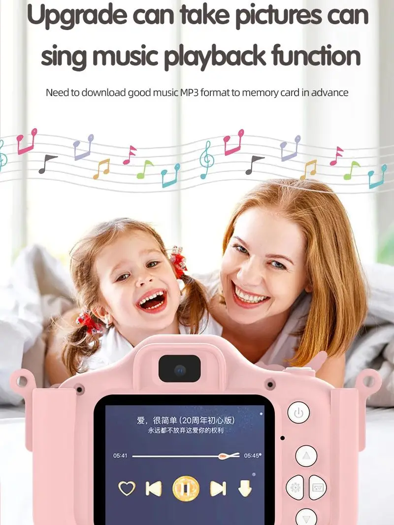 Kinder Camera Cartoon Kleine Slr Baby Digitale Camera Speelgoed Foto Video Kleine Camera Cadeau Voor Jongens En Meisjes