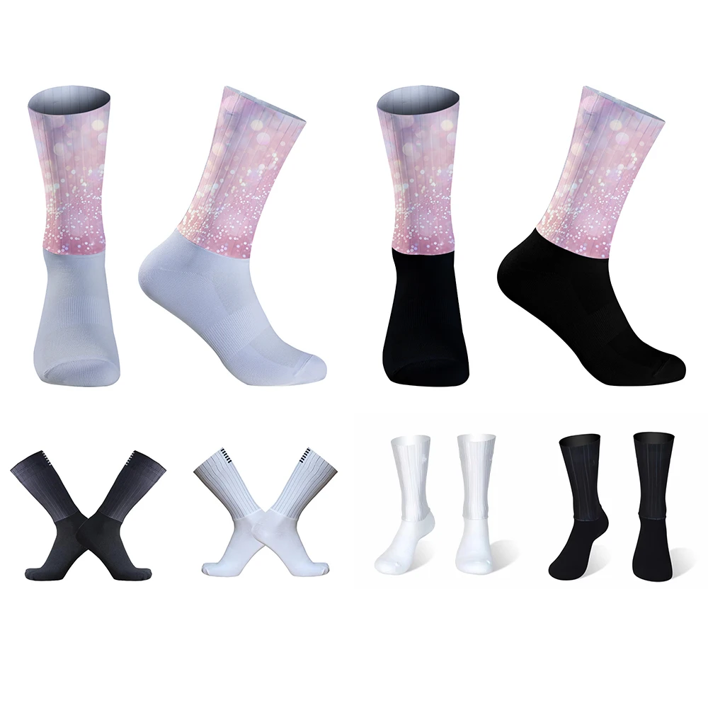 

2024 New Summer Socks Men's Women's Ride Like Bike Cycle Socks Sweat Absorbing Football Socks