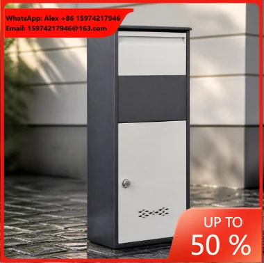 Lockable Smart Parcel Box Independent Assembled Intelligent Home Delivery Cabinet With Electronic Code Lock