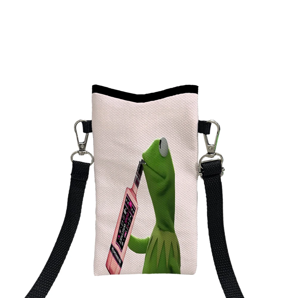 

Abstract Frog Fashion Mobile Phone Bag Multifunctional Crossbody Phone Bag Adjustable Strap Shoulder Bag for Women 5.21