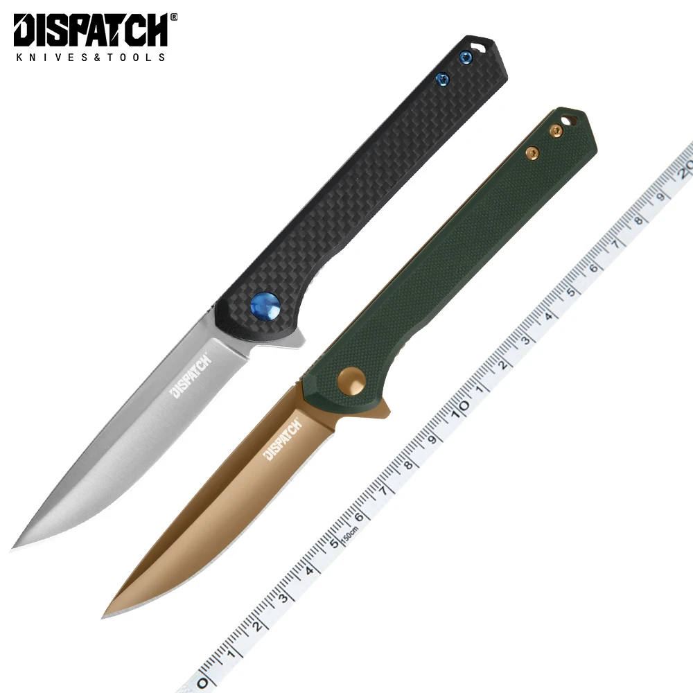 Cuchillo de bolsillo plegable de hoja D2, mango G10 para acampar al aire libre, herramienta EDC de caza