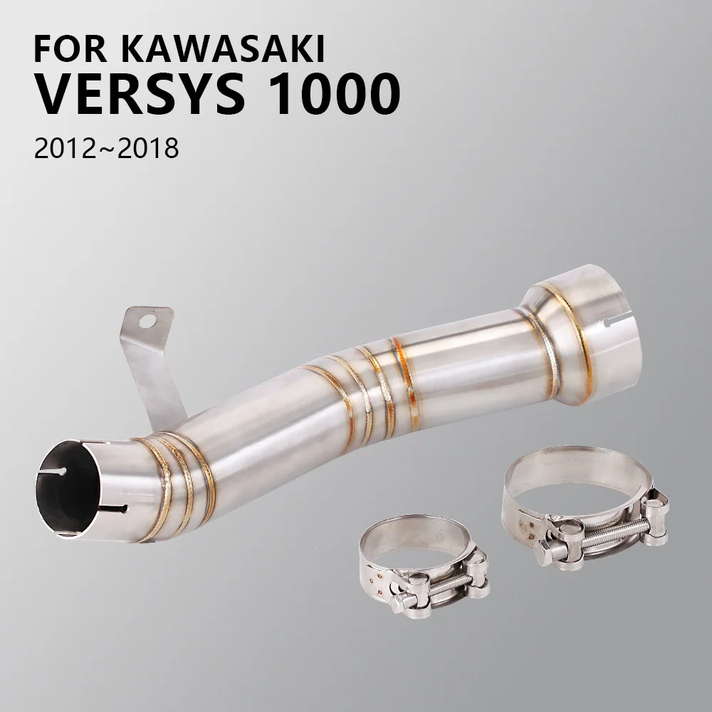 

Средняя часть выхлопной трубы для мотоциклов Kawasaki Versys 1000/KLZ 1000 (модели 2012-2018 годов).
