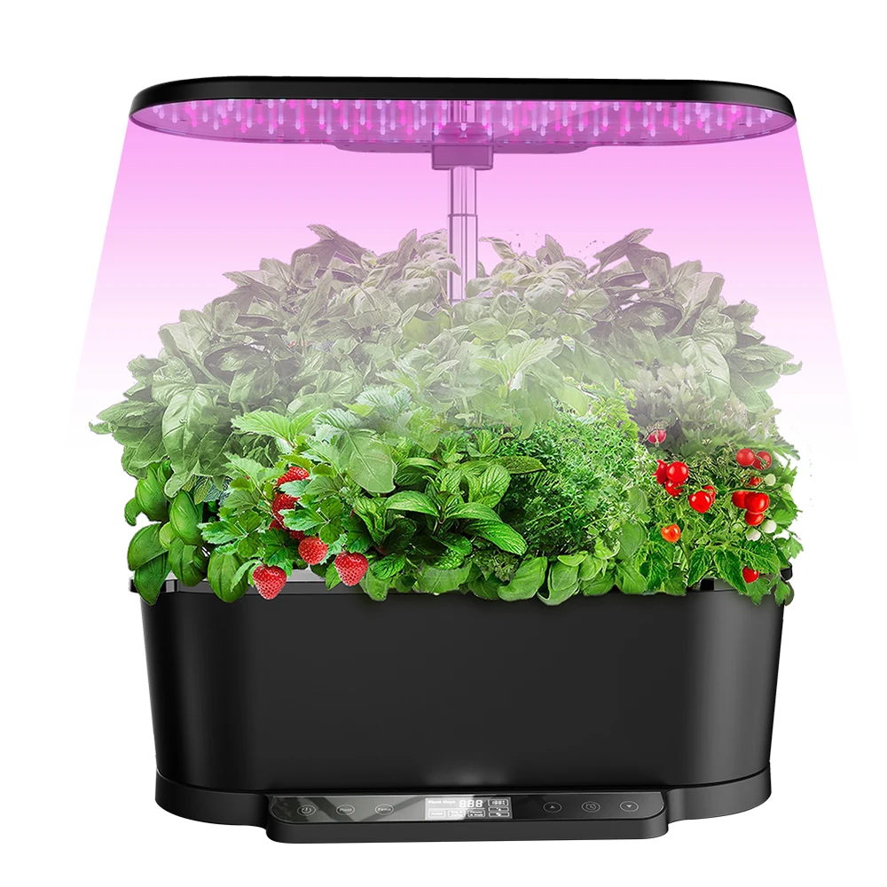 Imagem -06 - Sistema de Cultivo Hidropônico para Jardim Doméstico Máquina de Plantio Inteligente Led Grow Light Wi-fi Connect Controle de Aplicativos 15 Plants Pots