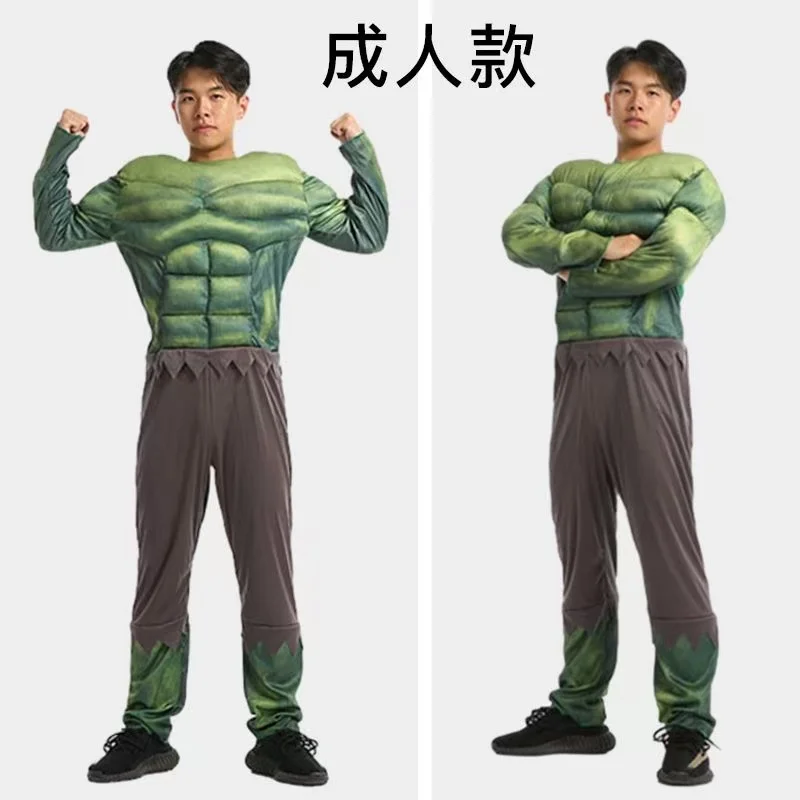 زي هالك للعضلات للبالغين وأقنعة هالك للبطل الخارق للأطفال لحفلات الهالوين كرنفال كوسبلاي للأولاد كرنفال للبالغين هدية لعبة #2