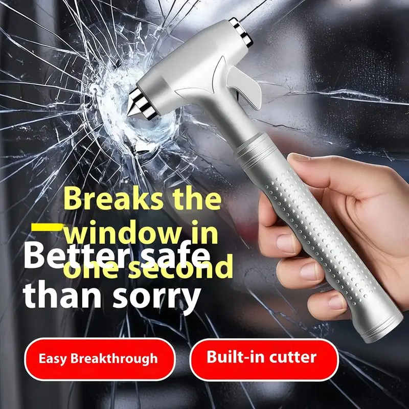 Car Window Breaking Safety Hammer Glass Survival Rescue Tools Car Interior Accessories Life-Saving Auto Emergency Escape Hammer