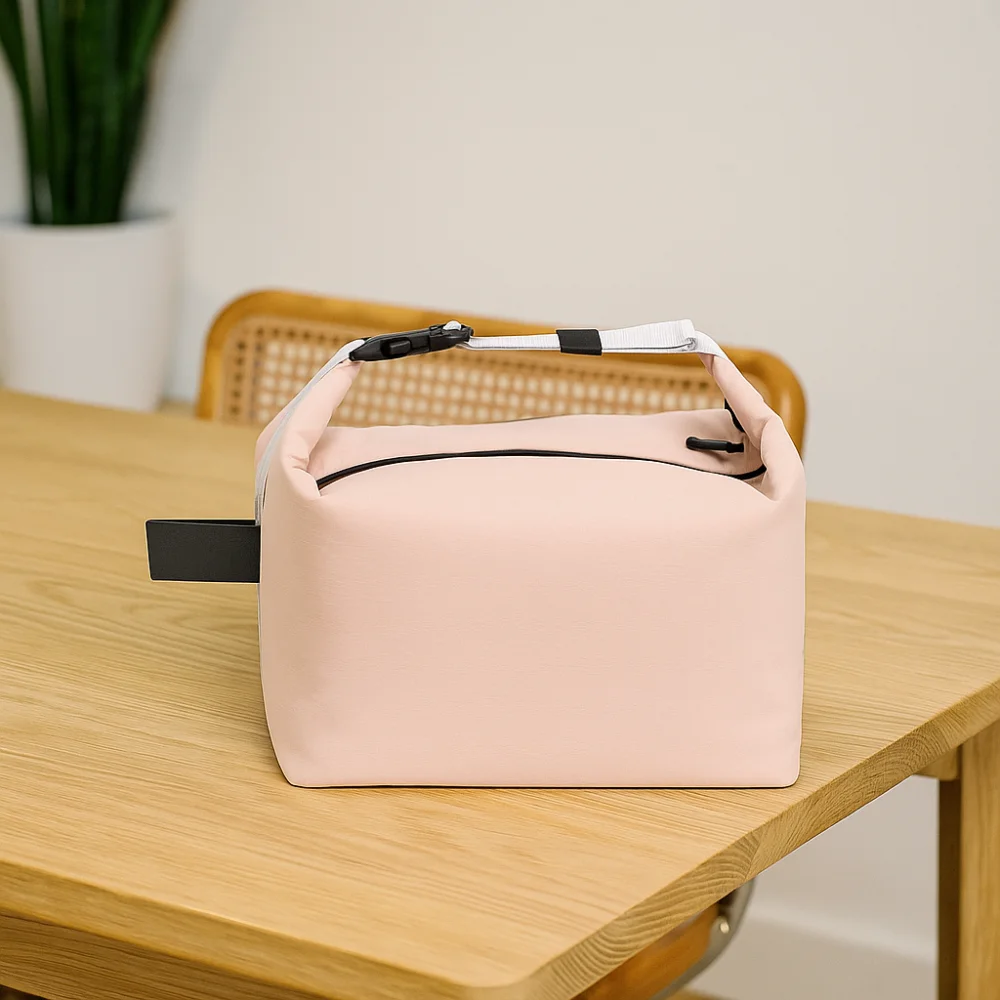 Fashion Foldable Insulated Bag Leak-Proof Large Capacity Thermal Lunch Box Eco-Friendly Waterproof Insulated Lunch Bag Camping