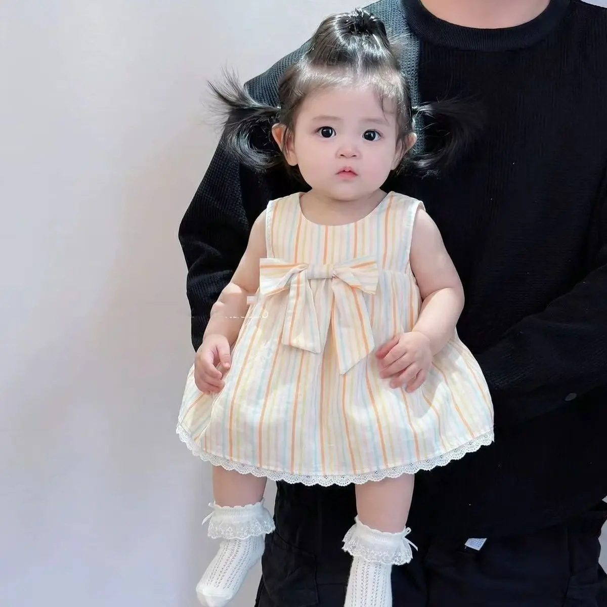 Baby New Sweet Princess Bag Fart Skirt for Summer Baby Summer Outfit Thin Jumpsuit Stylish and Cute Sleeveless Rompers