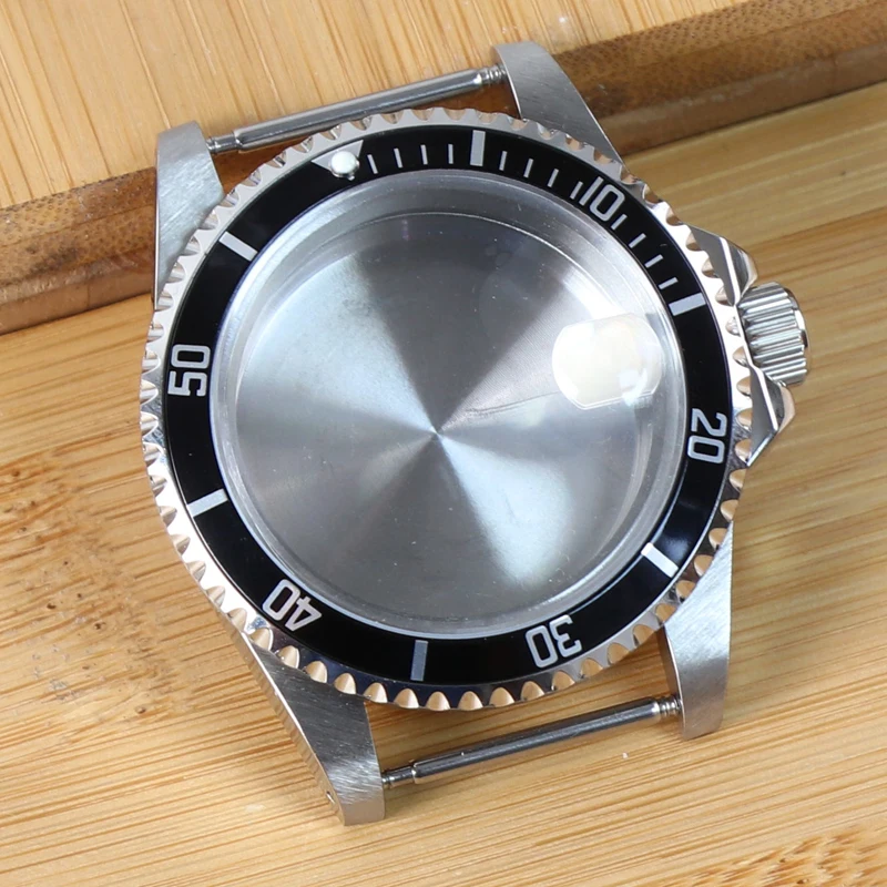39.5mm Vintage NH35 Watch Case Sapphire Glass