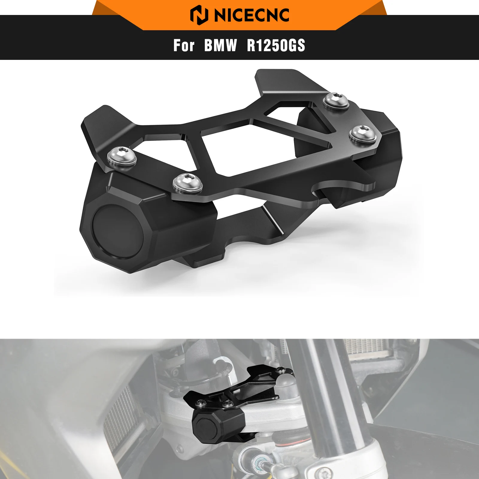 

For BMW R 1250 GS 2018-2023 R1250GS Adventure 2018-2024 Motorcycle Steering stop Cover Guard Protector BMW R 1200 GS R 1200 GSA