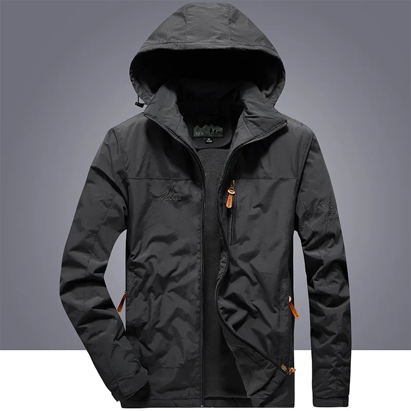 

Autumn And Winter Solid Color Outdoor Fleece Jacket Men's Mountaineering Casual Sportswear