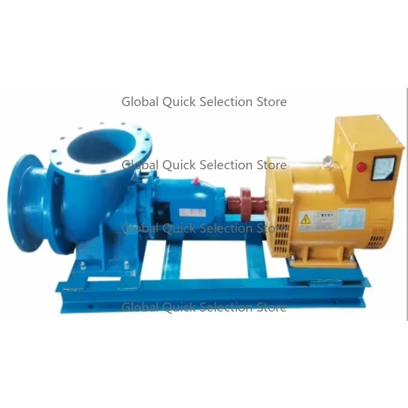 10kW Double-jet Excitation Slash-and-burn Small Hydro Generator Set M-icro Current Generator Small Hydro Turbine