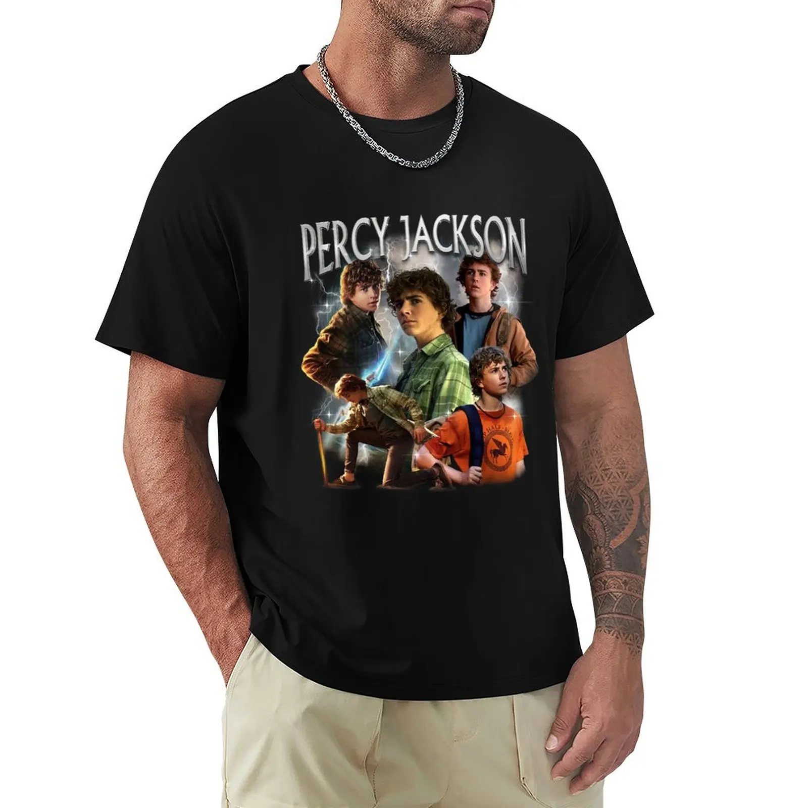 Percy Jacks0n Camp Half Bl0od T-Shirt Big Size Daily Wear T-Shirt