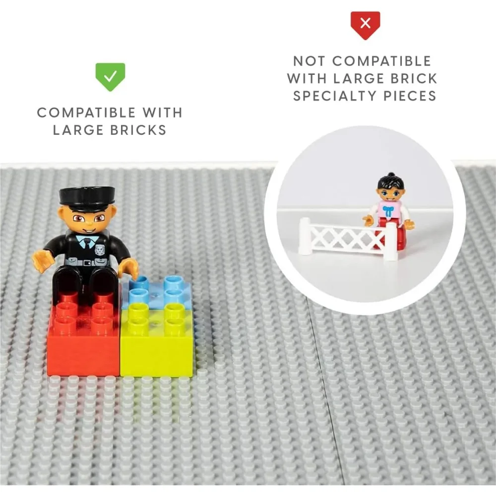 طقم طاولة وكرسي لعب خشبي 3 في 1 مع مساحة تخزين للأطفال، متوافق مع طاولة النشاط Lego وDuplo