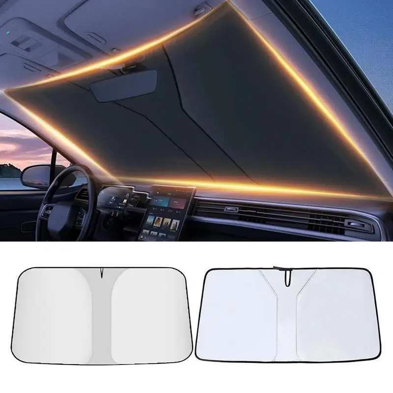 Car Windshield Sun Shade Covers  Auto Windshield Protectors Vehicles Sunshade Covers Car Heat Protection Front Sun Shade Covers