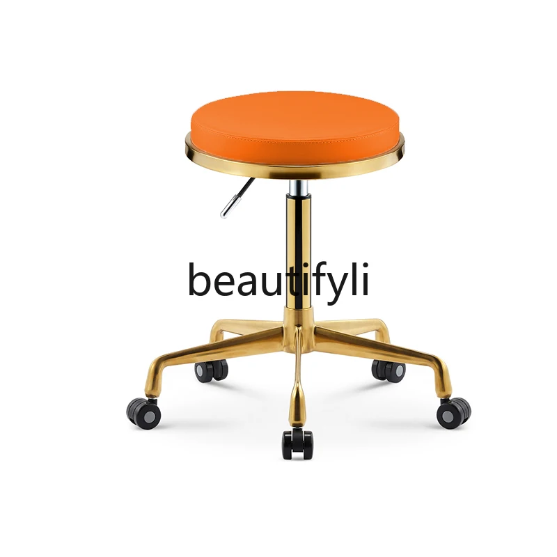 

Beauty stool Barber shop Big work stool Pulley Hair stylist chair Special lift for hair salon