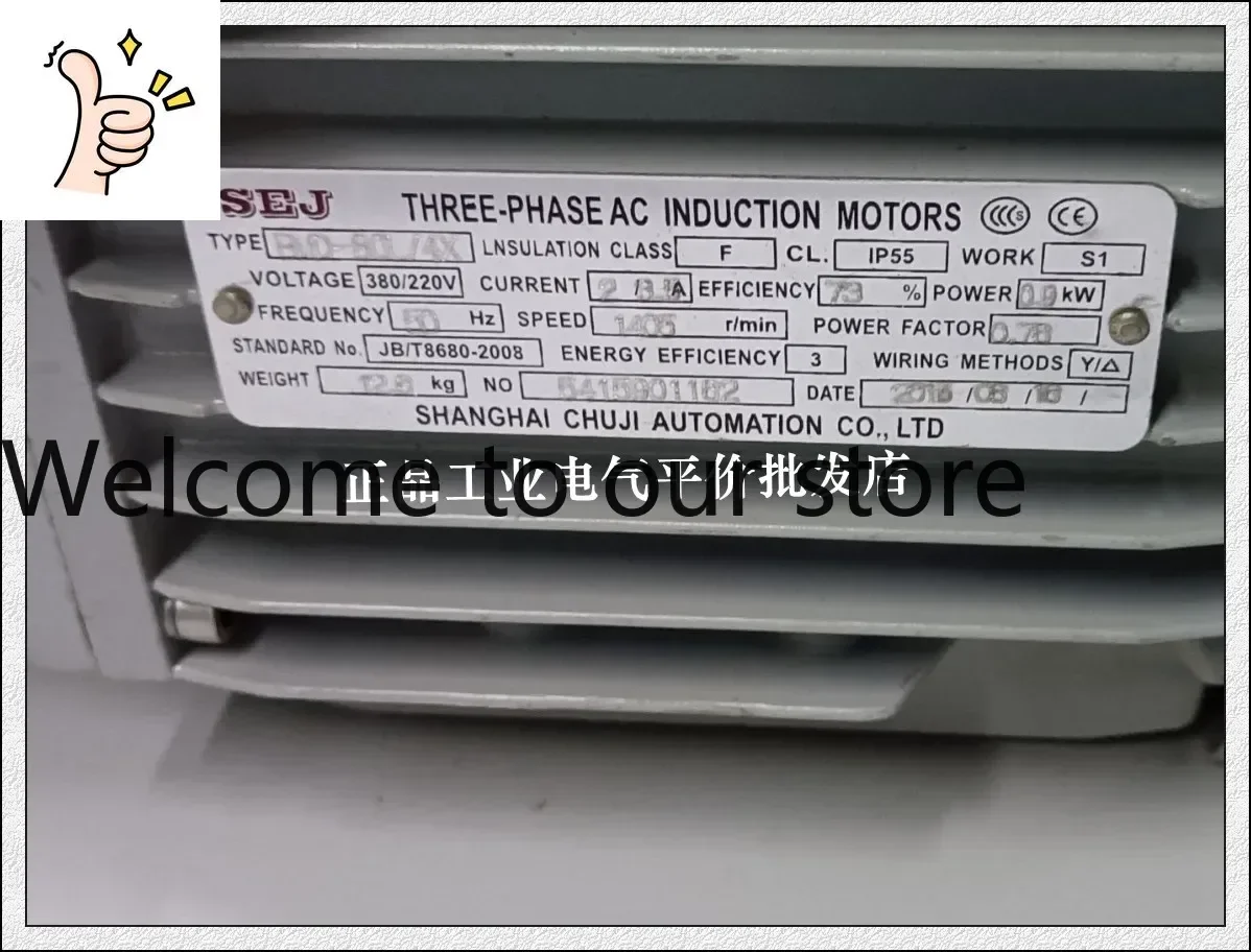 2025.5 Customized Genuine Stock 0.9KW Roller Shutter Door Motor SEJ BMD-80L/4X With Brake