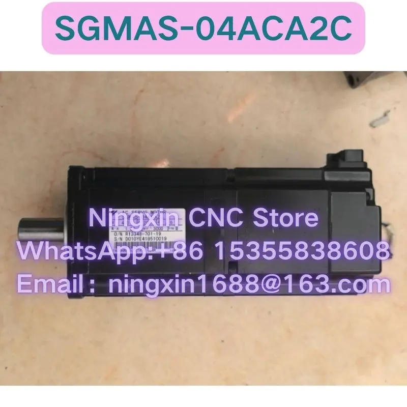 Second-hand SGMAS-04ACA2C servo motor Functional test OK Fast delivery