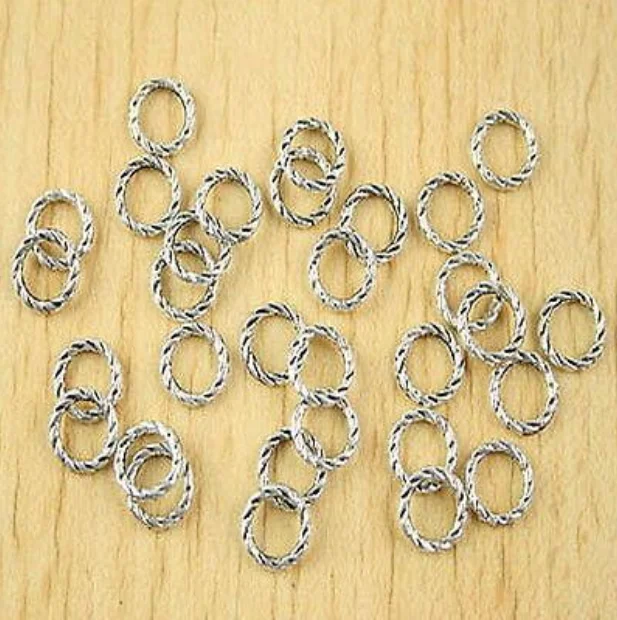 

140 шт. 5,3 мм спиральные кольца-подвески, фурнитура H2705