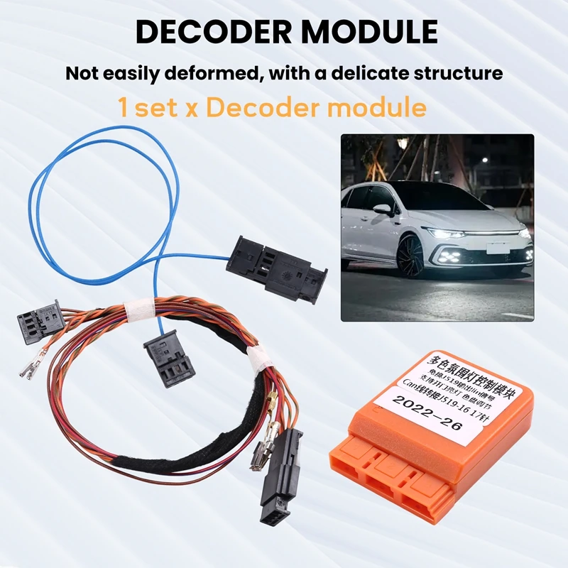 

For VW Golf Mk8 ID3 ID4 ID6 Octavia A8 Automatic Stop Start Engine System Off Device Control Sensor Decoder Module