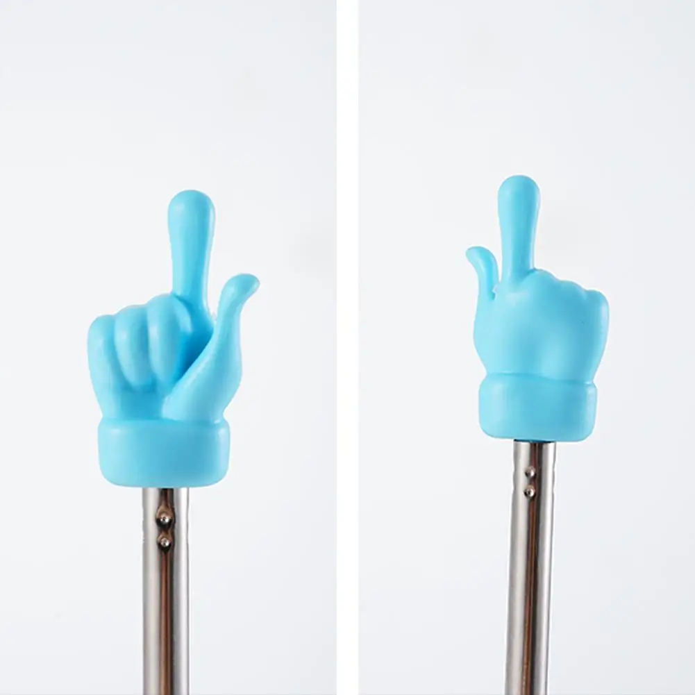 Einziehbare Lehrer Zeiger Finger Design Edelstahl Teleskop Schule Unterricht Zeiger Stick Lehrer Lieferungen für Klassen zimmer