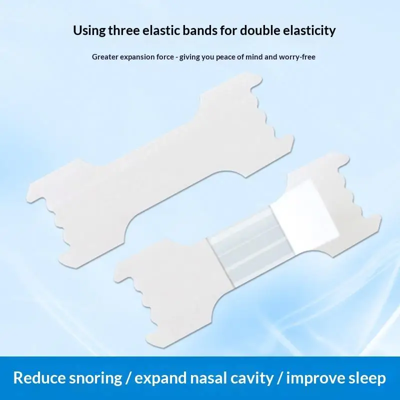 NEW 30Pcs Anti Snoring Nose Strips Breathable Nasal Patch Physical Expansion Breathing Correction Better Sleep Anti-Snoring Aid