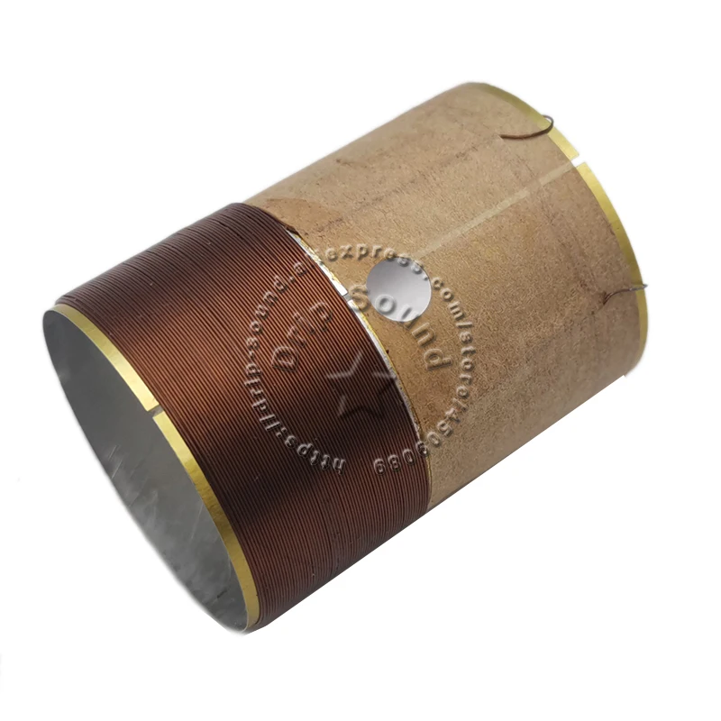 2pcs 25.5mm 25.5 Core 8ohm Bass Voice Coil ASV White Aluminum Woofer Sound Drive Speaker Repair Parts