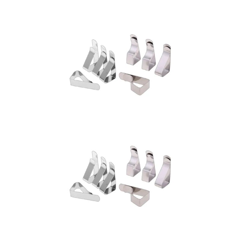 4Pcs Table Cloth Tablecloth Clip Clamp Holder For Party Wedding Stainless Steel
