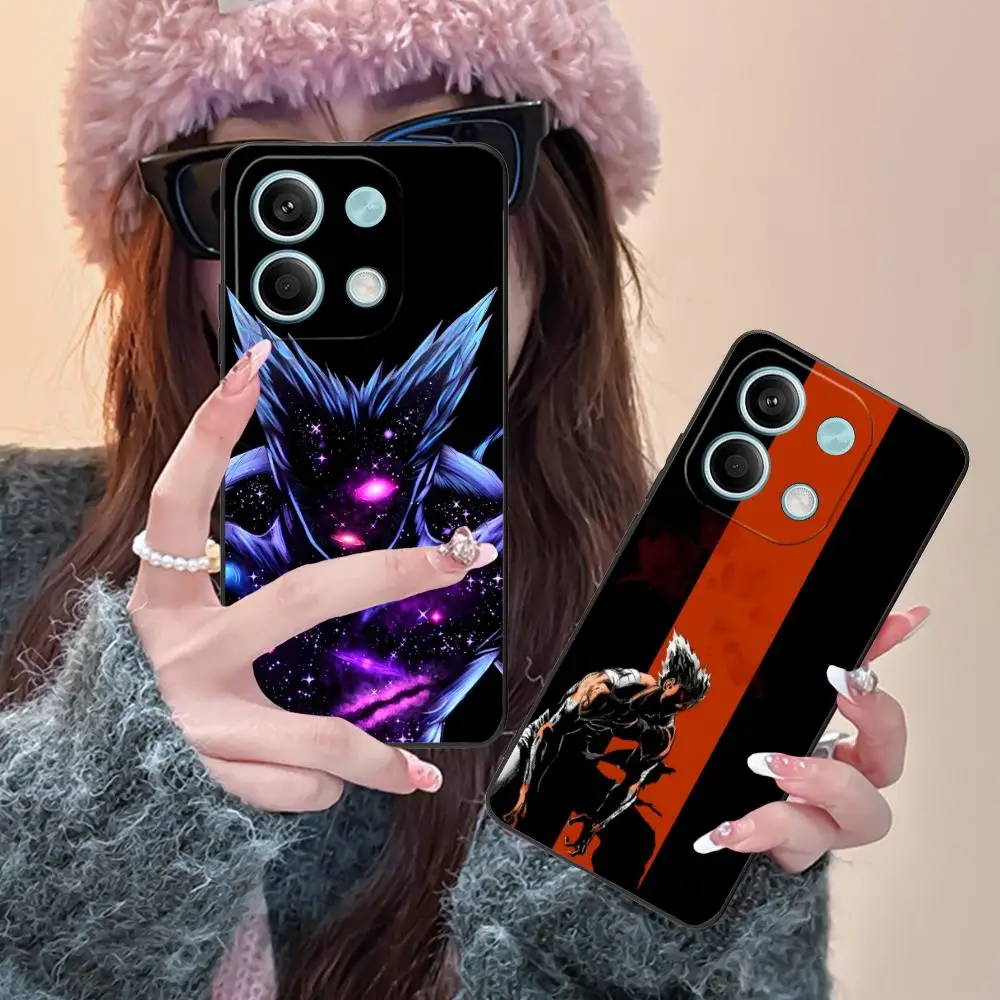 Punch Man Garou Mobile Phone Case for Xiaomi Redmi Note 14 13 12 11 A5 3 2 1 Pro Plus 4G 5G Colour Printing Protective Cover