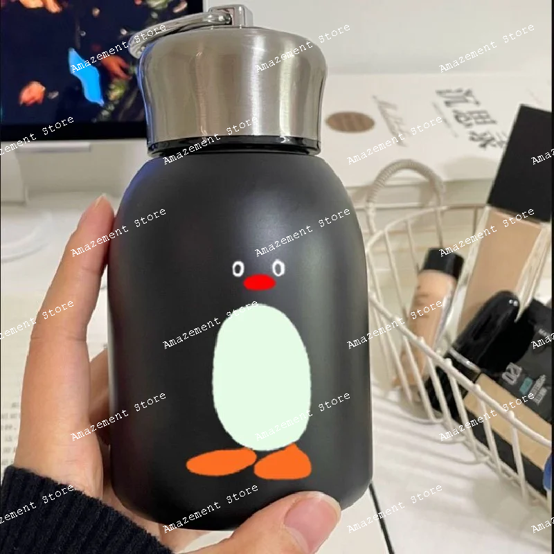 Милая изолированная чашка из нержавеющей стали 316, красивая мини-чашка для воды, портативная маленькая чашка для толстой воды, студенческий карманный подарок