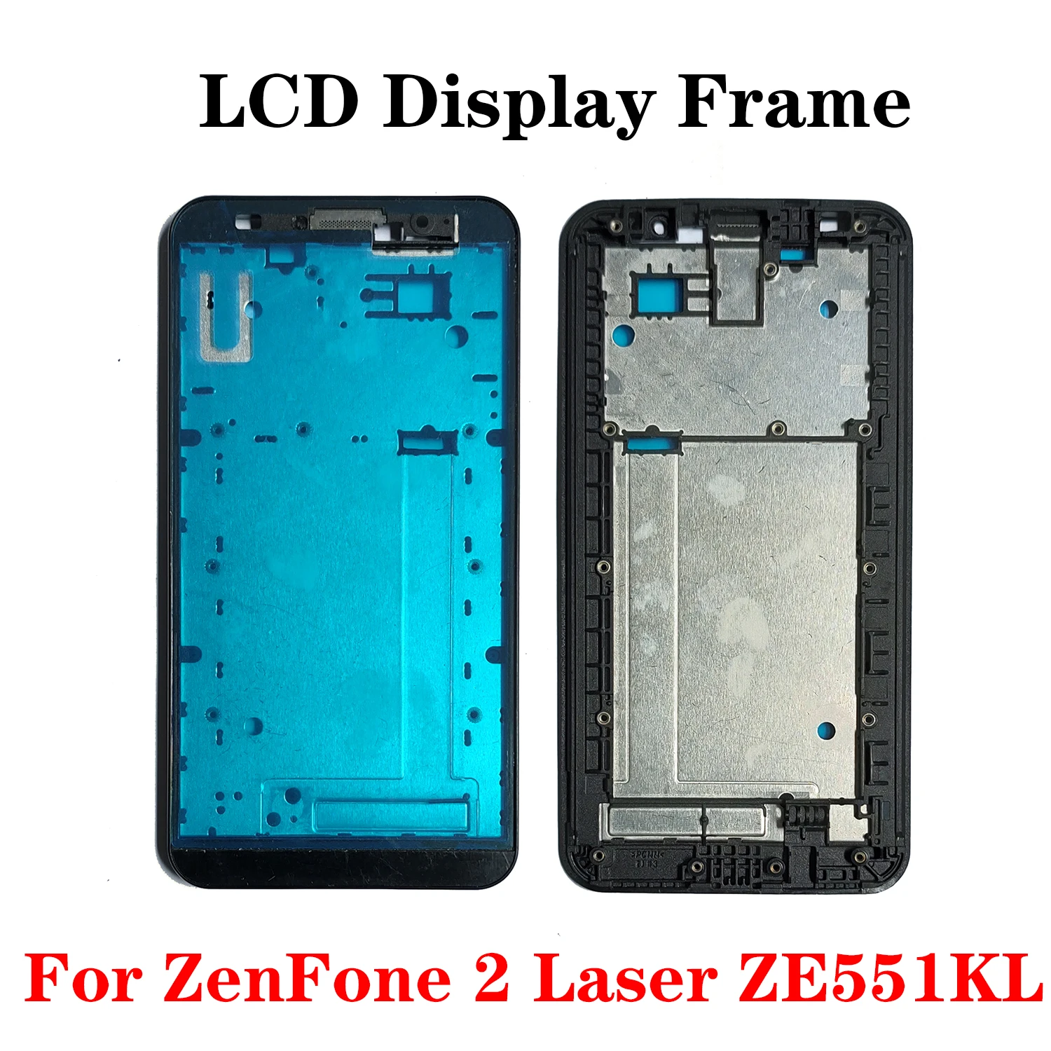 Moldura intermediária para Asus Zenfone 2 Laser ZE551KL Peças de reparo de moldura intermediária