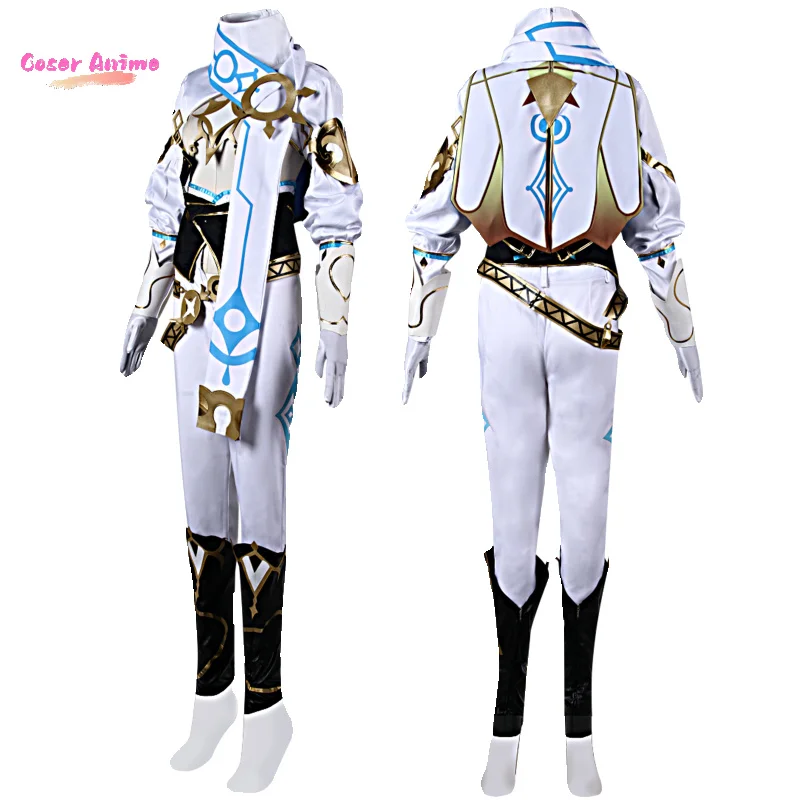 Genshin Impact Aether Lumine คอสเพลย์เครื่องแต่งกายชุด Halloween Carnival Party คริสต์มาสเล่นบทบาทเสื้อผ้าเสื้อผ้าสําหรับผู้หญิงผู้ชาย