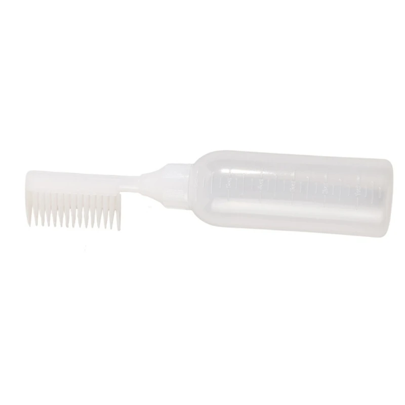 Root Comb Applicator Bottle,Hair Coloring Dyeing Dispensing Bottle Hair Dye Bottle Applicator Brush Root Comb Bottle