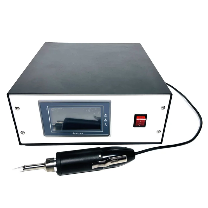 Handheld Ultrasonic Plastic Cutter 35khz High Frequency Ultrasonic Cutting Machine For Cut Plastic Film Deburring